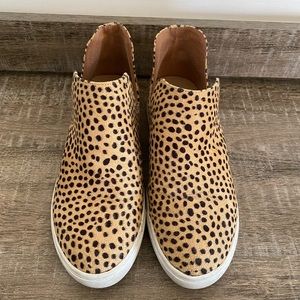 Beast Fashion Cheetah Print Slide-On Sneakers